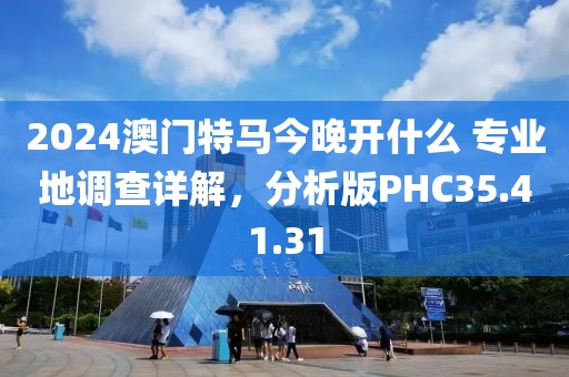 2024澳门特马今晚开什么 专业地调查详解，分析版PHC35.41.31