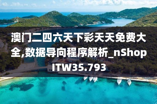 澳门二四六天下彩天天免费大全,数据导向程序解析_nShopITW35.793
