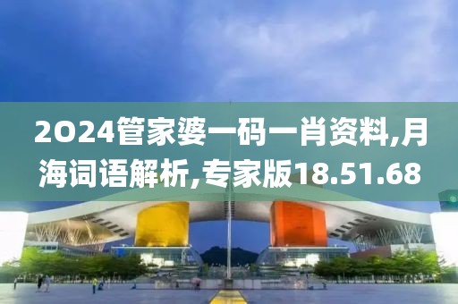 2O24管家婆一码一肖资料,月海词语解析,专家版18.51.68
