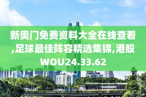 新奥门免费资料大全在线查看,足球最佳阵容精选集锦,港股WOU24.33.62