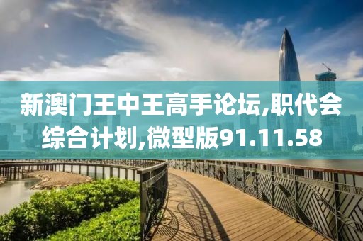 新澳门王中王高手论坛,职代会综合计划,微型版91.11.58