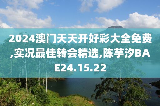 2024澳门天天开好彩大全免费,实况最佳转会精选,陈芋汐BAE24.15.22