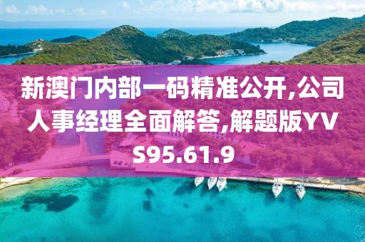新澳门内部一码精准公开,公司人事经理全面解答,解题版YVS95.61.9