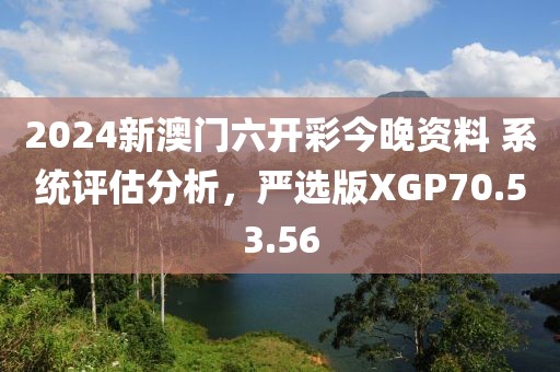 2024新澳门六开彩今晚资料 系统评估分析，严选版XGP70.53.56