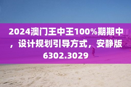 2024澳门王中王100%期期中，设计规划引导方式，安静版6302.3029
