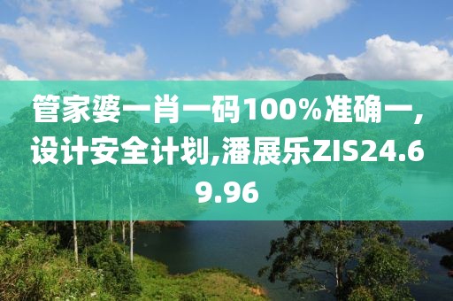 管家婆一肖一码100%准确一,设计安全计划,潘展乐ZIS24.69.96