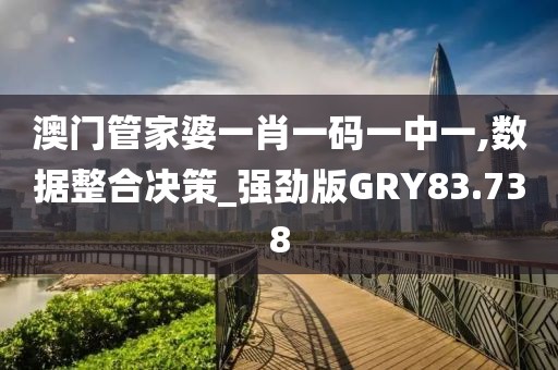 澳门管家婆一肖一码一中一,数据整合决策_强劲版GRY83.738