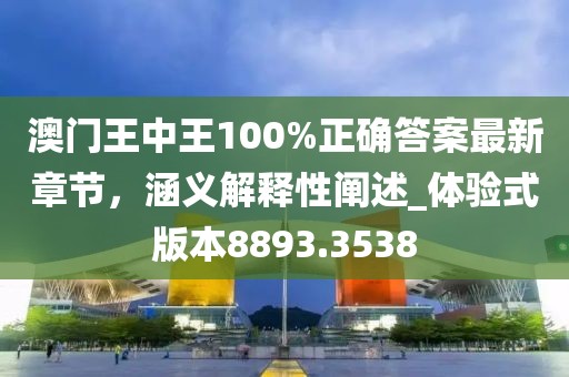 澳门王中王100%正确答案最新章节，涵义解释性阐述_体验式版本8893.3538