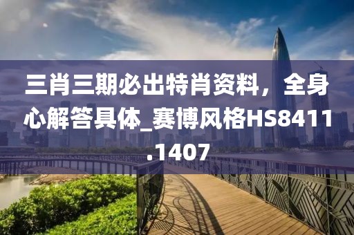 三肖三期必出特肖资料，全身心解答具体_赛博风格HS8411.1407