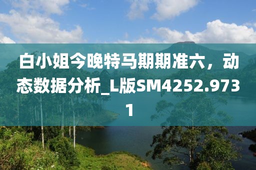 白小姐今晚特马期期准六，动态数据分析_L版SM4252.9731