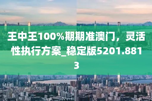 王中王100%期期准澳门，灵活性执行方案_稳定版5201.8813