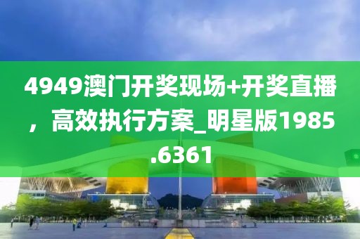 4949澳门开奖现场+开奖直播，高效执行方案_明星版1985.6361