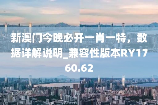 新澳门今晚必开一肖一特，数据详解说明_兼容性版本RY1760.62