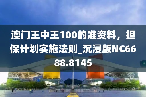 澳门王中王100的准资料，担保计划实施法则_沉浸版NC6688.8145