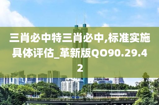 三肖必中特三肖必中,标准实施具体评估_革新版QO90.29.42