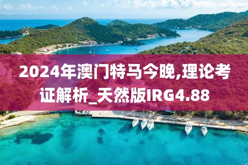 2024年澳门特马今晚,理论考证解析_天然版IRG4.88