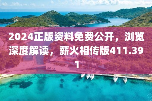 2024正版资料免费公开，浏览深度解读，薪火相传版411.391